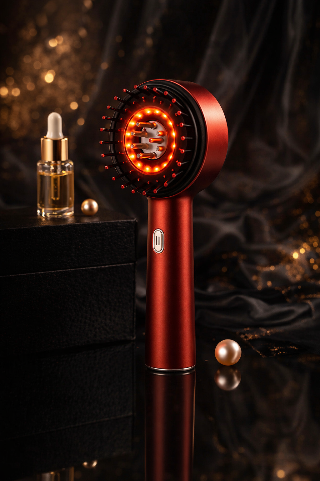 Electric Red Light Hair Growth Comb – Follicle Activation Scalp Massager