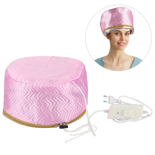 Electric Hair Steamer Cap – Self-Heating Thermal Treatment Hat for Deep Conditioning, SPA Nourishing & Hair Styling Care